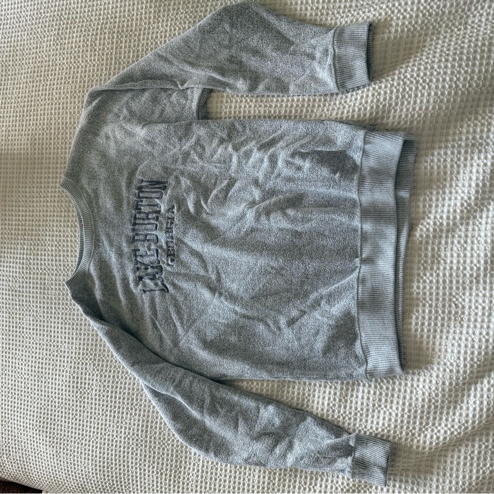 Gray Unisex Vintage Lake Burton Sweater